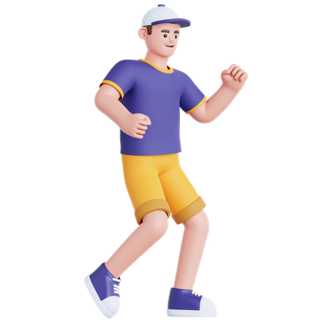 Hombre bailando  3D Icon