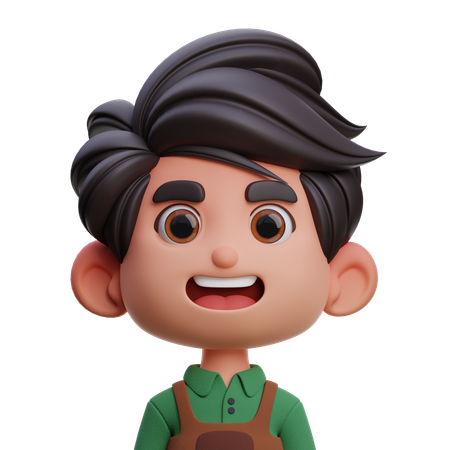 Hombre cajero  3D Icon