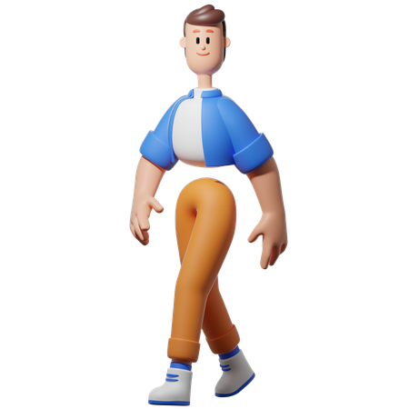Hombre caminando  3D Icon