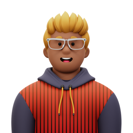 Hombre con chaqueta  3D Icon