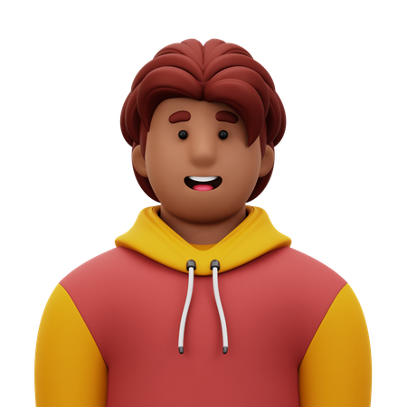 Hombre con chaqueta  3D Icon