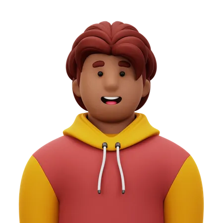 Hombre con chaqueta  3D Icon