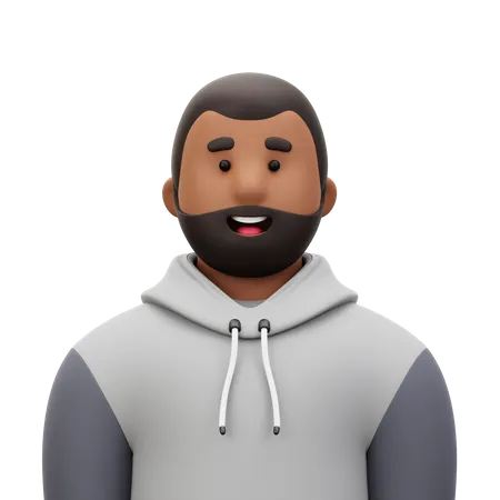 Hombre con chaqueta  3D Icon