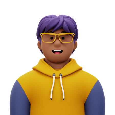 Hombre con chaqueta  3D Icon