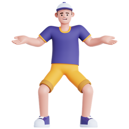 Hombre confundido  3D Icon