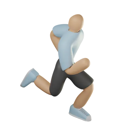 Hombre corriendo  3D Icon