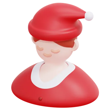 Hombre de navidad  3D Icon