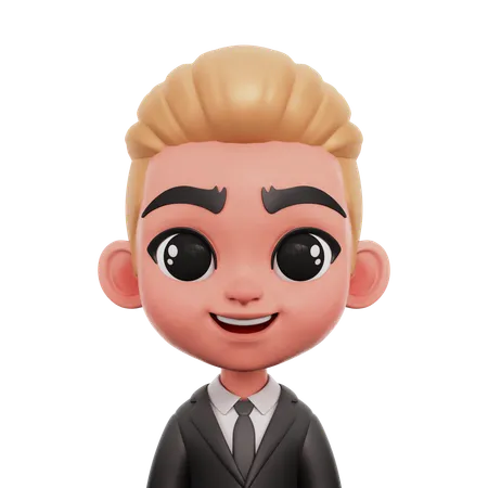 Empresario  3D Icon