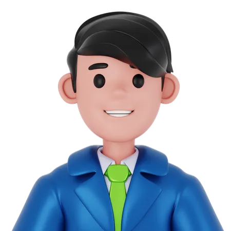 Empresario  3D Icon