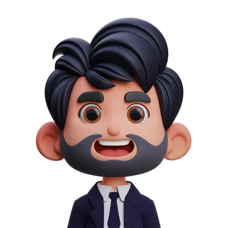 Empresario  3D Icon