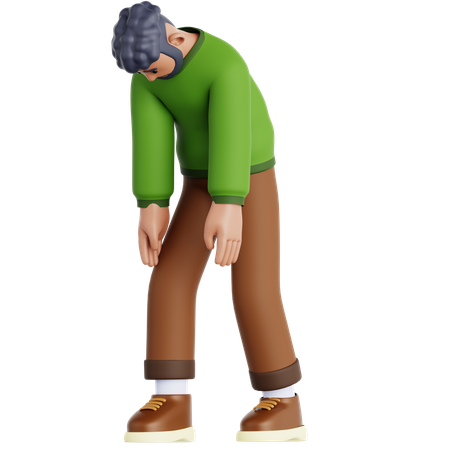 Hombre decepcionado  3D Icon