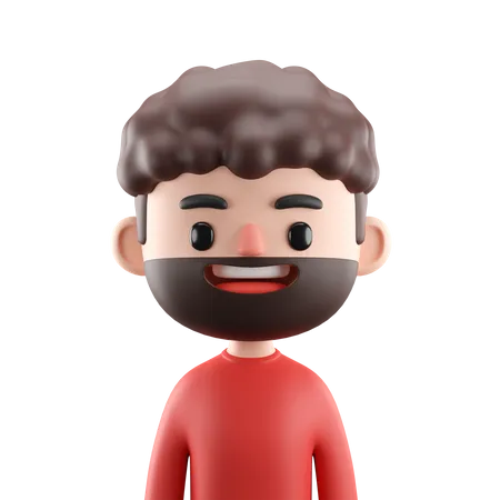 Hombre feliz  3D Icon