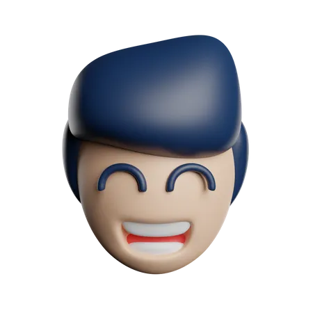 Hombre feliz  3D Icon