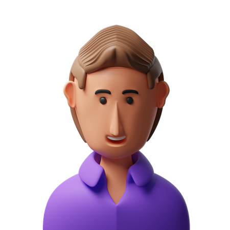 Hombre guapo  3D Icon