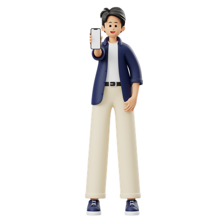 Hombre haciendo marketing  3D Icon