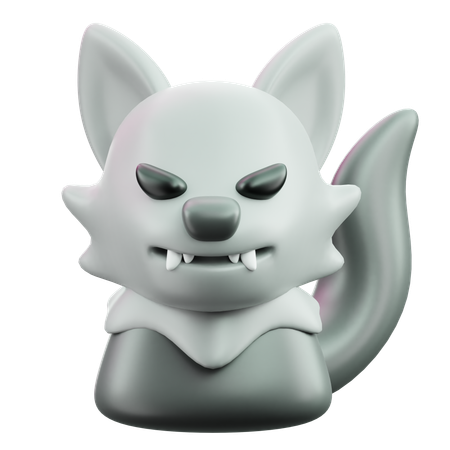 Hombre-lobo  3D Icon