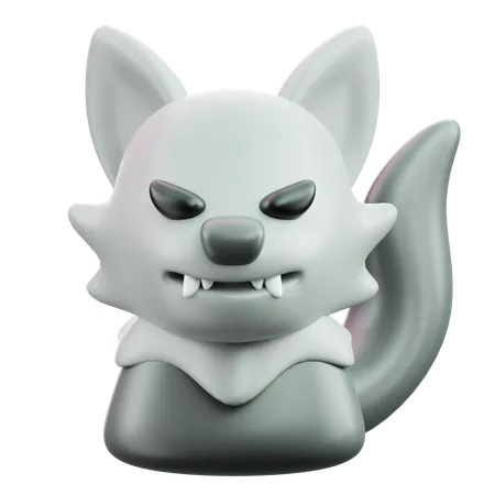 Hombre-lobo  3D Icon