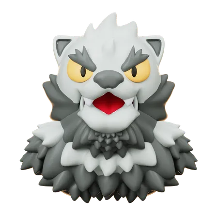 Hombre-lobo  3D Icon