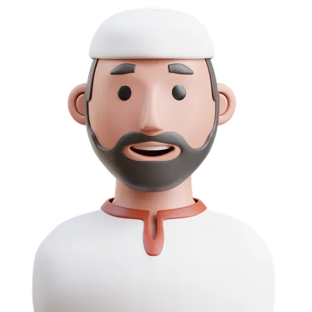 Hombre musulmán  3D Icon