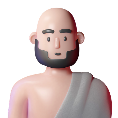 Hombre musulmán  3D Icon