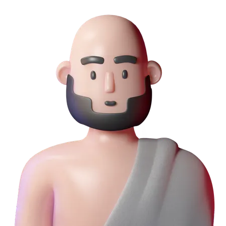 Hombre musulmán  3D Icon