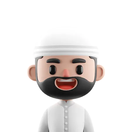 Hombre musulmán  3D Icon