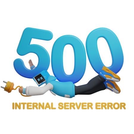 Hombre sosteniendo grandes números 500  3D Icon