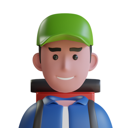 Turista masculino  3D Icon