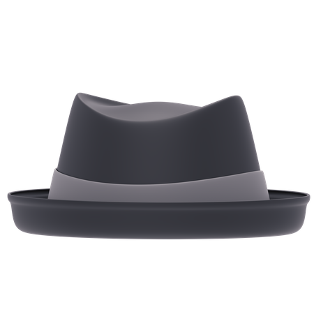 Homburg Hat  3D Icon