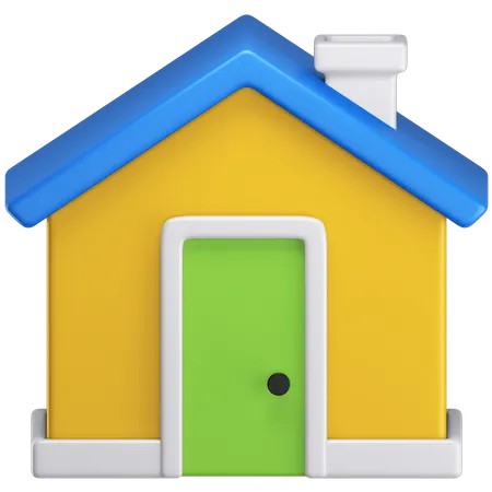 Stylish Home Icon 3D Icon