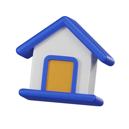Elevate Your Real Estate Mortgage And Loan Visuals With This 3 D Minimal Home Symbol Icon Its Playful Cartoon Style Brings Charm To Your Projects Ideal For Web Marketing And Presentations 3D Icon
