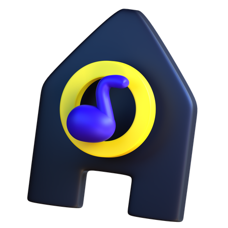 家  3D Icon