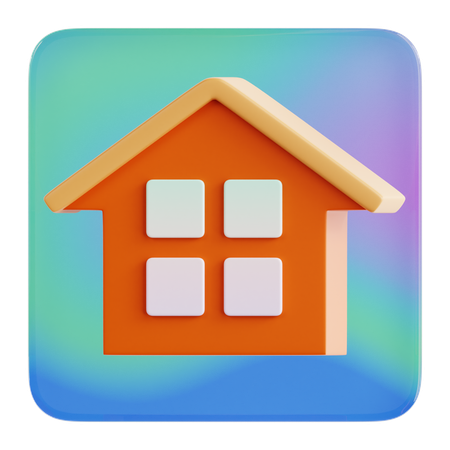 家  3D Icon