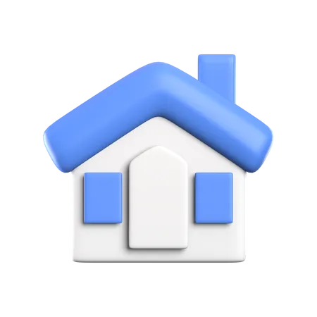 3 D Rendering Home Main Screen Application Icon 3D Icon