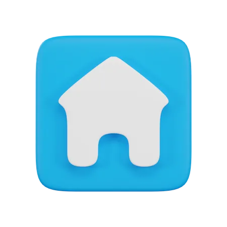 Home 3 D Illustration Object Isolated 3 D Home User Interface Concep 3D Icon