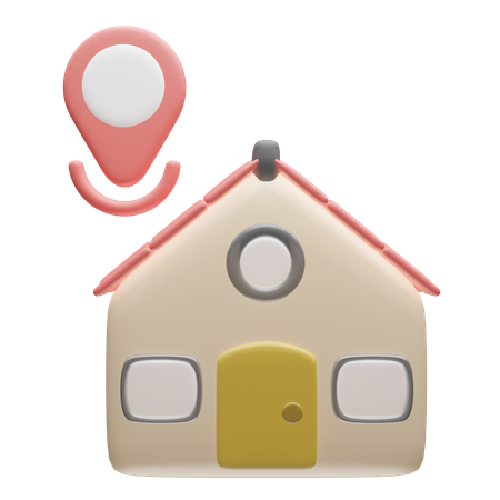 Home Access Location  3D Icon