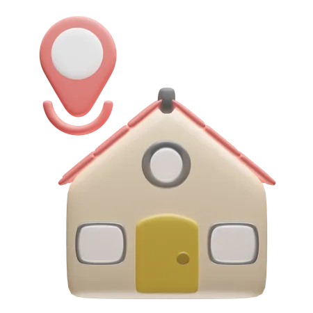Home Access Location  3D Icon