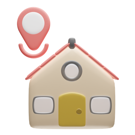 Home Access Location  3D Icon
