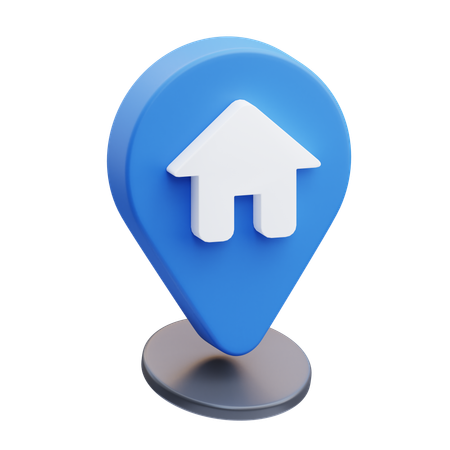 Home Address  3D Icon