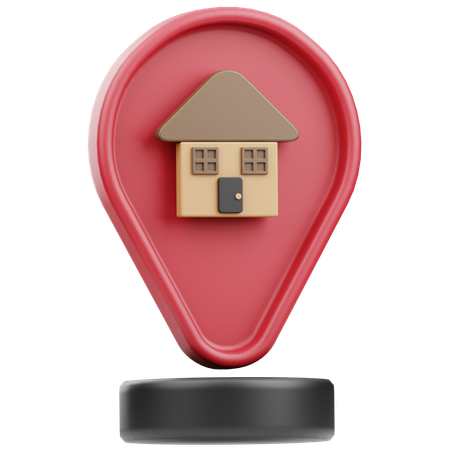 Home Address  3D Icon