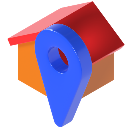 Home Address  3D Illustration