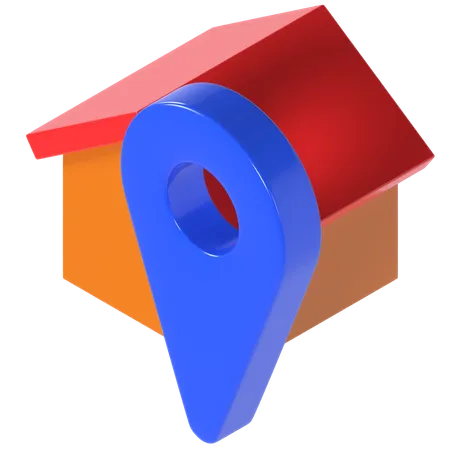 Home Address  3D Illustration