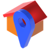 3d home address logo