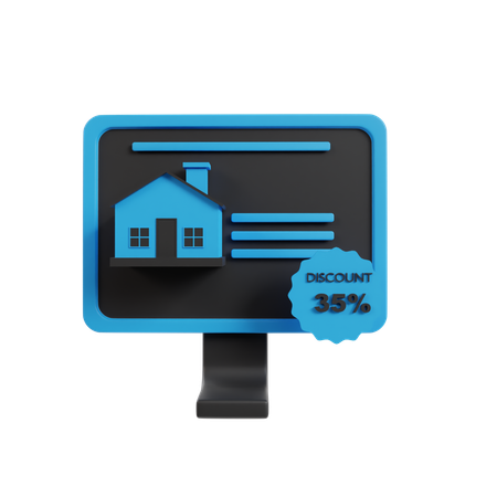 Home Advertisement  3D Icon