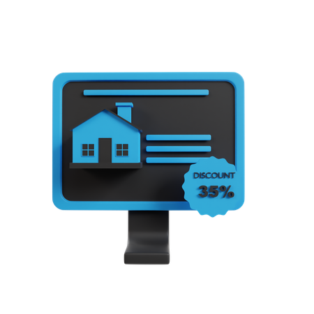 Home Advertisement  3D Icon