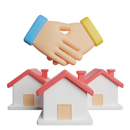 Home Agreement  3D Icon