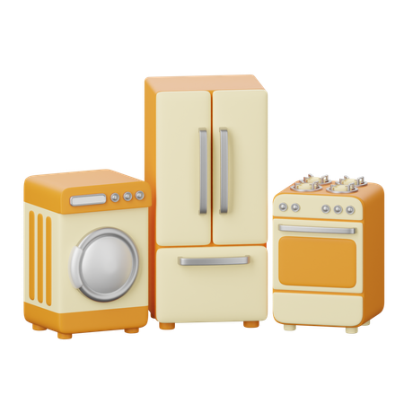 Home Appliances  3D Icon