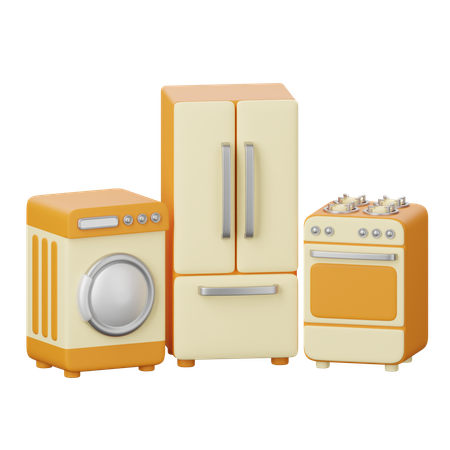 Home Appliances  3D Icon