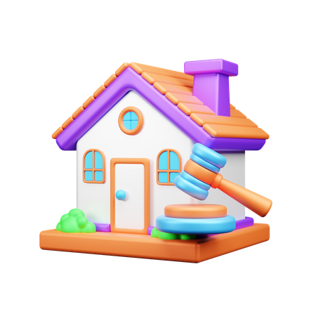 Home Biding  3D Icon