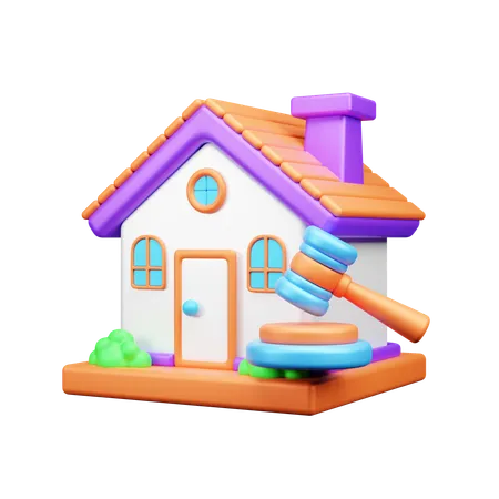 Home Biding  3D Icon